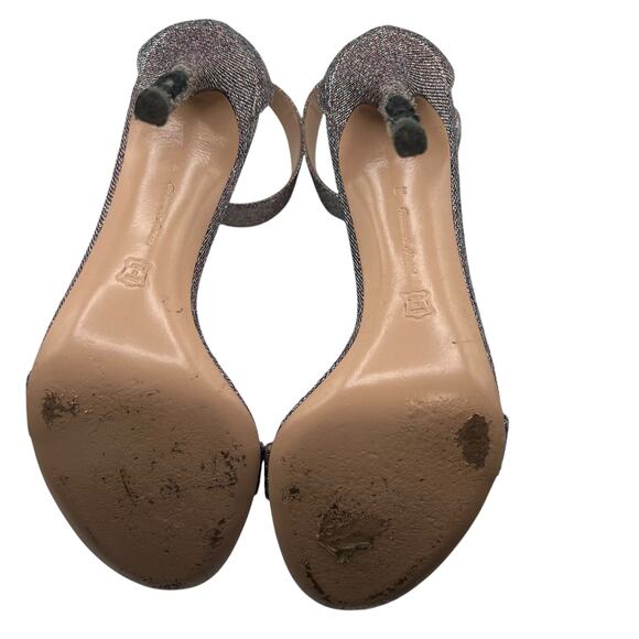 Gianvito Rossi Lurex Fabric Portofino Glitter Metallic Heels Multicolor Size 6 - Picture 10 of 16